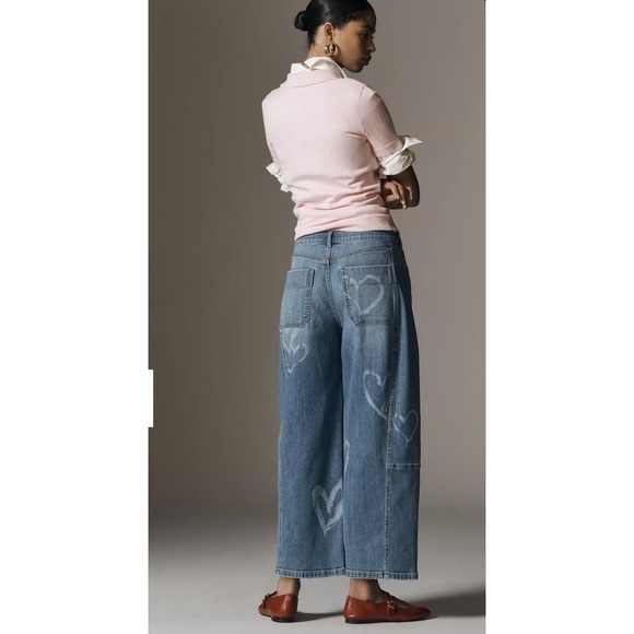 Pilcro The Kenna Mid-Rise Heritage Barrel Jeans Icon Edition. Size 26. - Picture 2 of 14